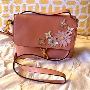 Blythe Medium Floral Flap Crossbody Bag